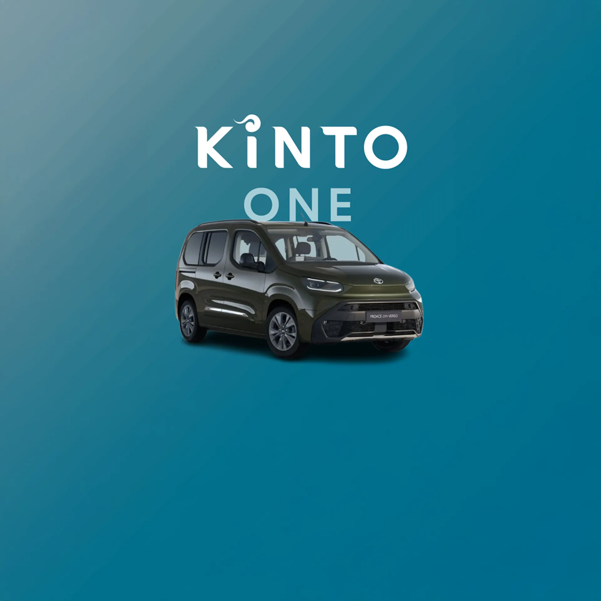 Logo Kinto One con Proace City Verso