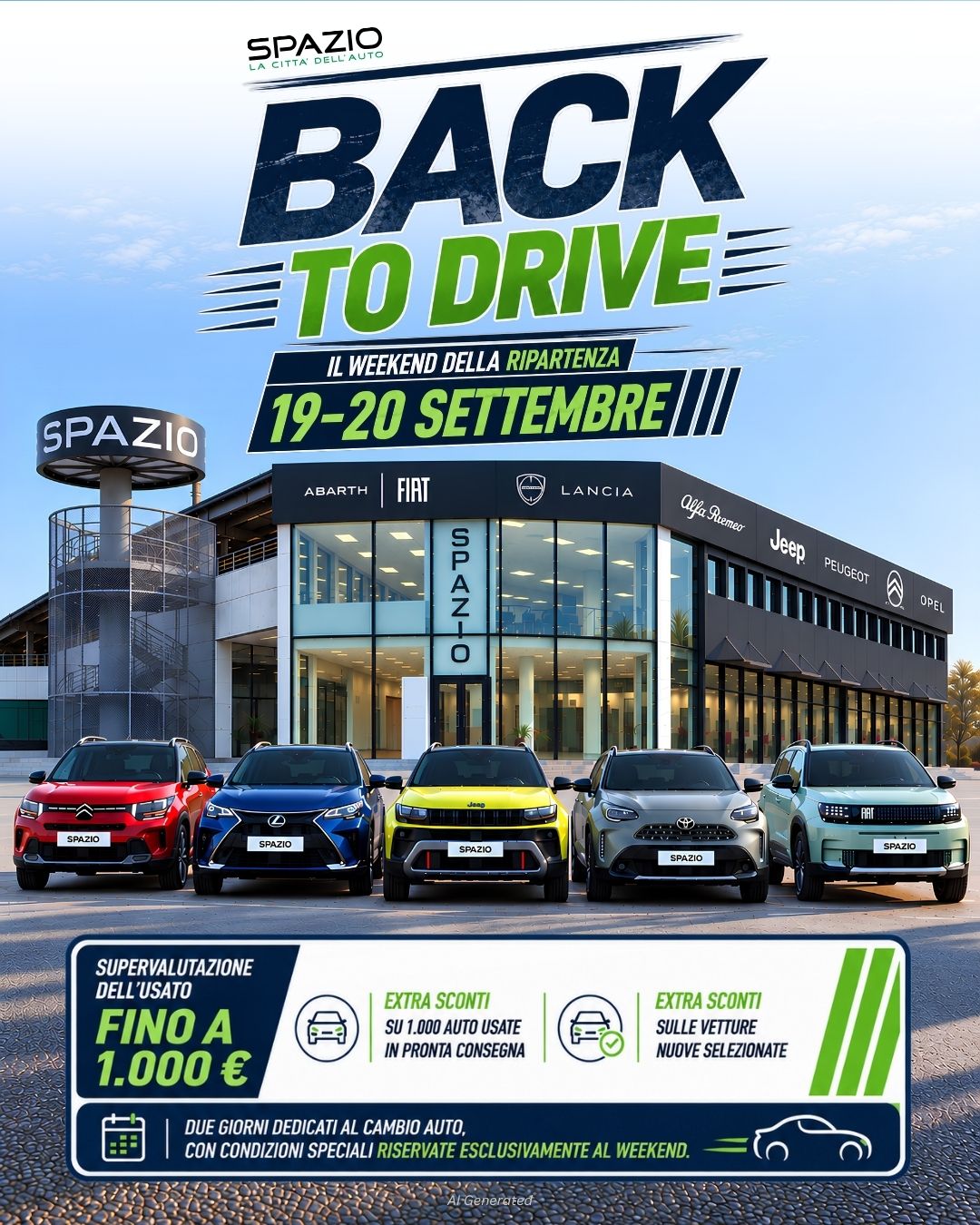 Spazio Back to Drive