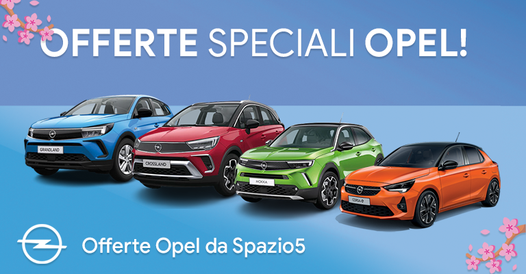 Gamma Opel tua da <strong>119€</strong> al mese con gli incentivi statali!