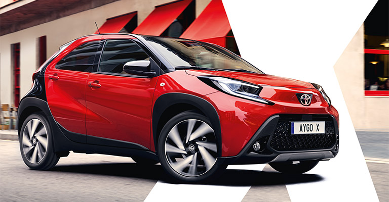 Scopri Toyota Aygo X da <strong>109€</strong> al mese! Questo mese da Spazio4!