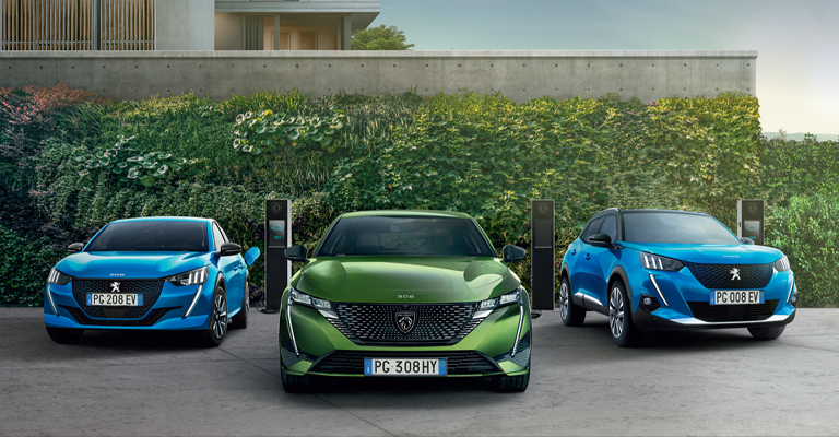 Peugeot Electric e Plug-in Hybrid da <strong>199€</strong> al mese, solo da Spazio3!