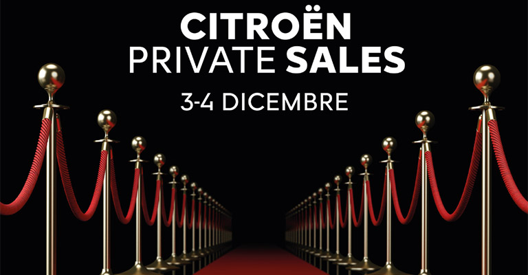 Citroen Private Sales Un evento esclusivo per un numero ristretto di partecipanti