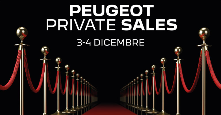 Peugeot Private Sales Un evento esclusivo per un numero ristretto di partecipanti