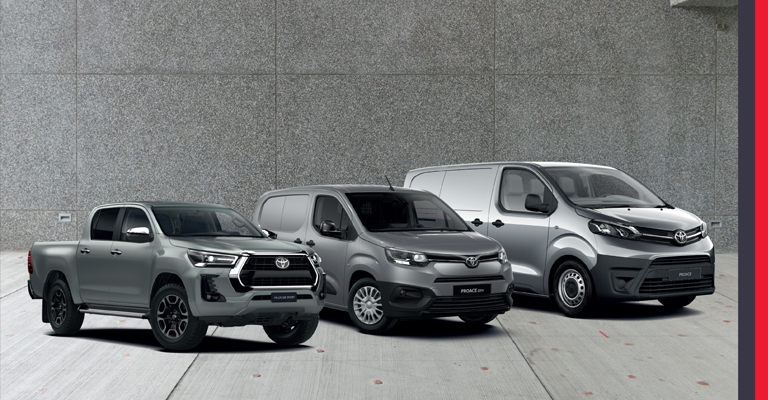 Gamma Professional Toyota tua da <strong>19.900€</strong>  + IVA, solo questo mese da Spazio4!