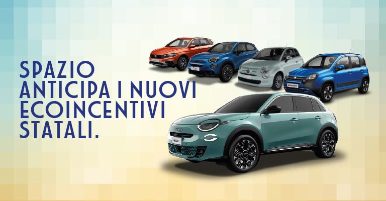 Gamma Fiat Solo Spazio anticipa i nuovi ecoincentivi statali!